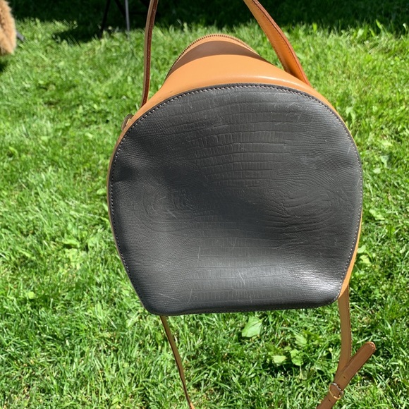 Mark Cross crossbody vintage tan gray - Picture 12 of 16